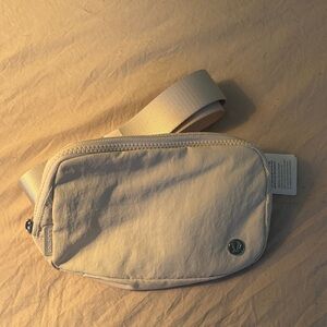 Lululemon Cream Belt Bag